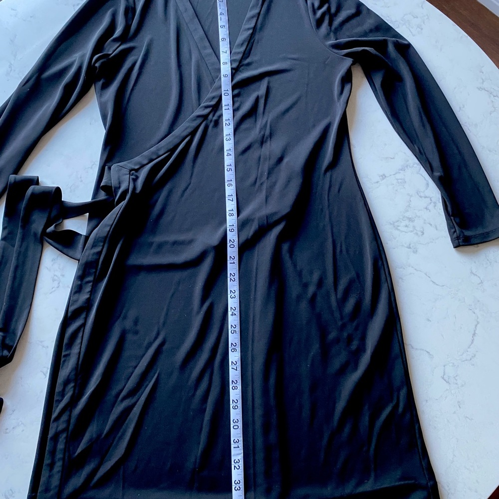 Ann Taylor black wrap dress - Picture 6 of 9